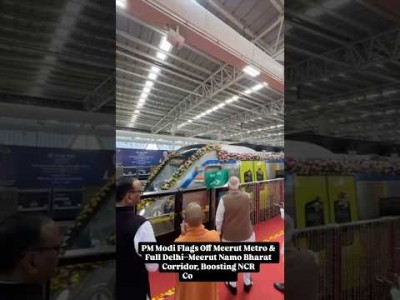 PM Modi Flags Off Meerut Metro & Full Delhi–Meerut Namo Bharat Corridor