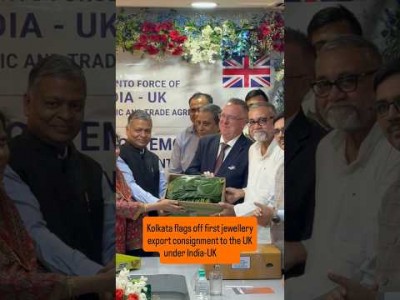 Kolkata flags off first jewellery export consignment to the UK under CETA