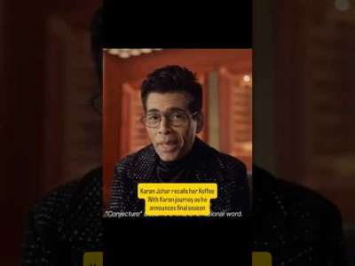 Karan Johar on 'Koffee With Karan' journey