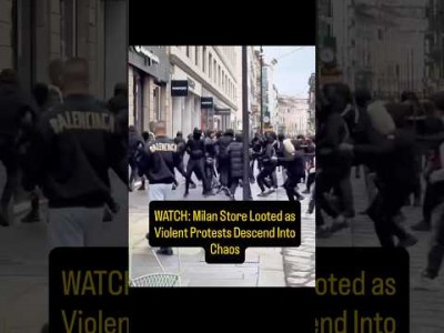 Milan Store Looted as Violent Protests Descend Into Chaos