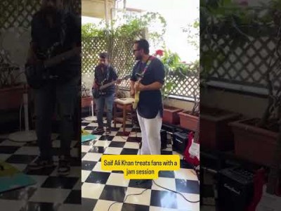 Saif Ali Khan jamming session