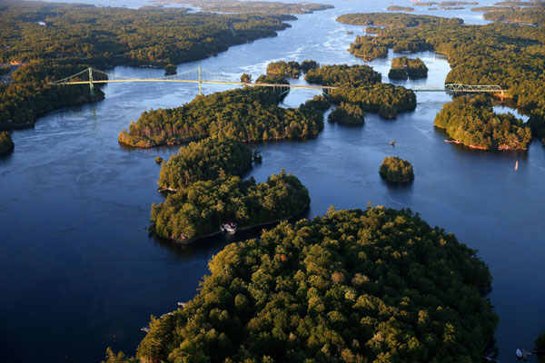 Thousand Islands in Ontario 