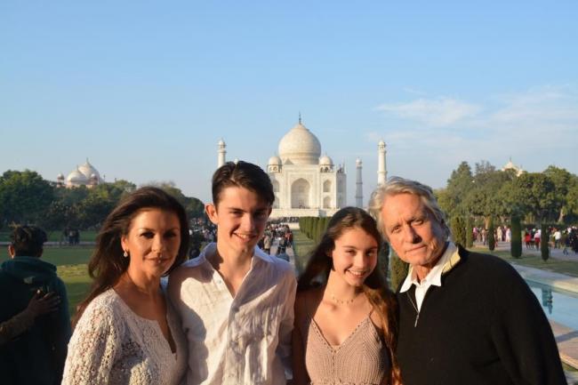 Catherine Zeta-Jones-Michael Douglas reveal their Taj Mahal love in India