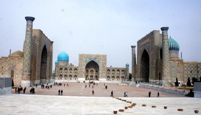Image: Registan Square in Samarkand