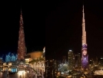Etihad Airways lights up Burj Khalifa in Dubai