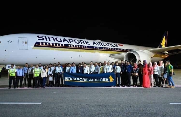 SriLankan Engineering certifies the Singapore Airlinesâ€™ first Boeing 787 operated to MalÃ©