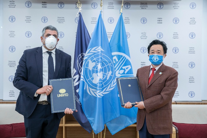 UNWTO and FAO sign MoU for developing tourism for rural development