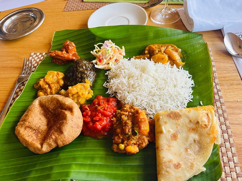 Indian dishes at the hotel are lip-smacking. No wonder that Indians love this property.