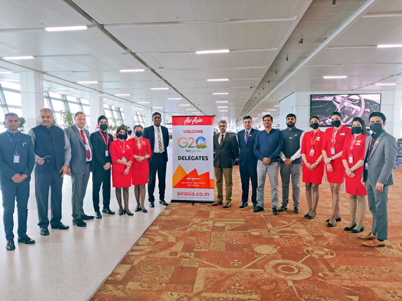 AirAsia India provides special charter flights for the G20 Summit with curated Gourmair menu and flight experience for delegates