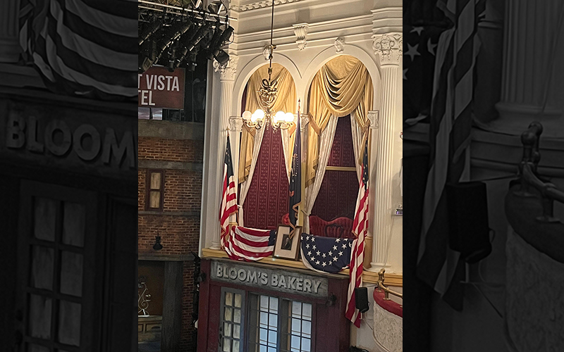 The Presidential box where Lincoln was fatally shot at by Booth. Photo credit: NITN/Sujoy Dhar
