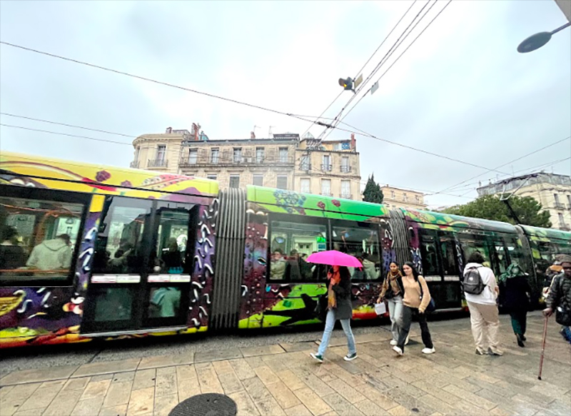 When in Montpellier, do not miss the tramway. 