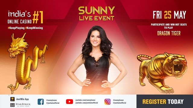 JeetWin gets glamorous - Sunny Leone amps up the glamor quotient |  Indiablooms - First Portal on Digital News Management