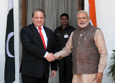 PM Modi seen standing with Sharif at informal retreat outside Kathmandu
