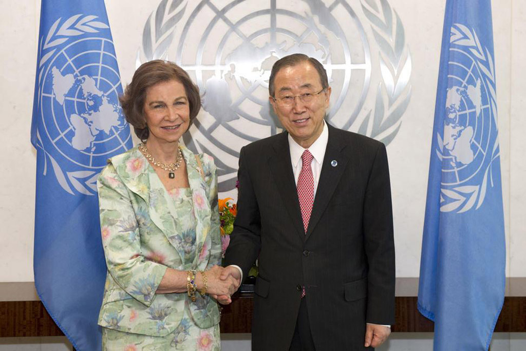 Ban praises contributions of Spain to UN 