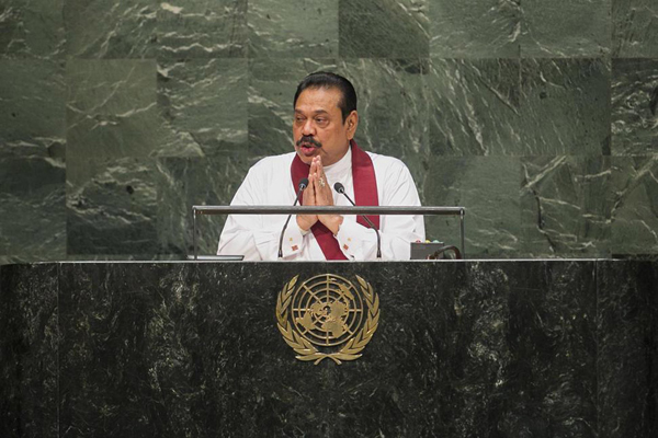 Sri Lanka's President tells UN Assembly post-2015 agenda must address structural obstacles to development