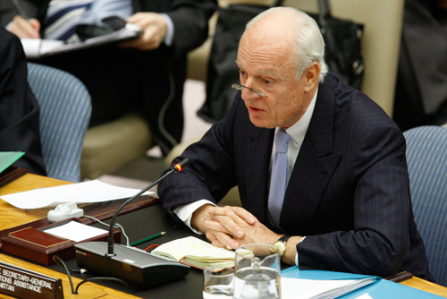 UN chief appoints Staffan de Mistura as special envoy for Syria crisis