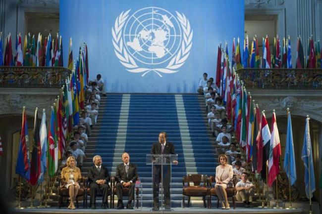 In San Francisco, Ban celebrates 70th anniversary of UN Charter - 'compass' to a better world