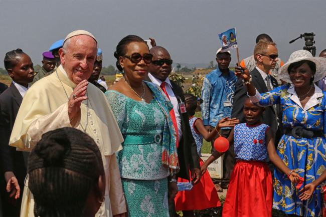 Pope Francis calls for peace among Christians and Muslims in Central Africa: UN
