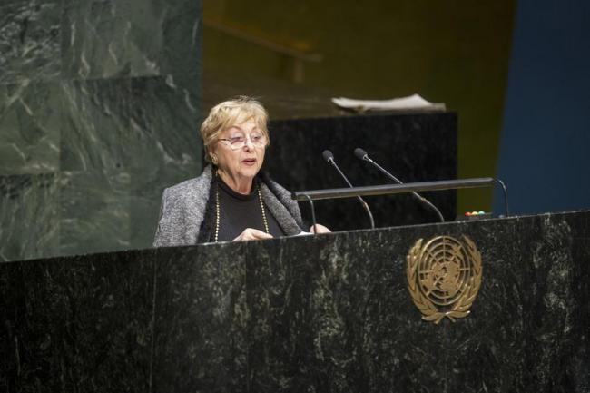 UN Assembly hears Holocaust survivor's plea to never forget 'all human life is sacred'