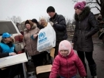 UN refugee agency delivers aid to non-government controlled area in Ukraine