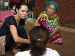 UN envoy Angelina Jolie visits displaced people in Myanmarâ€™s Kachin state