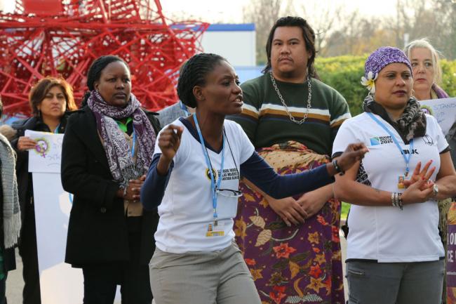 COP21: Grassroots organizations spotlight women's voices at UN climate conference