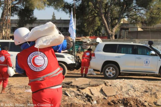 Syria: UN and partners aid evacuation of injured from four besieged towns