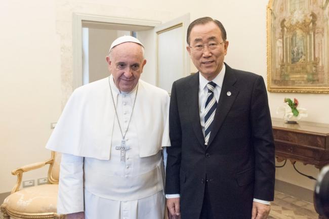Ban hails Papal Encyclical spotlighting climate change as critical â€˜moral issueâ€™