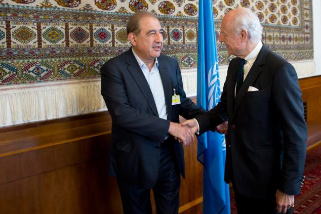 Geneva: UN envoy on Syria meets with international stakeholders 