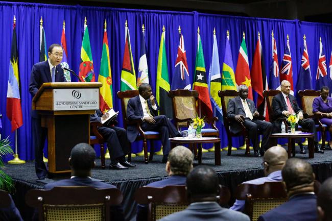 Caribbean States 'lighting path' towards sustainable future, says UN chief in Barbados