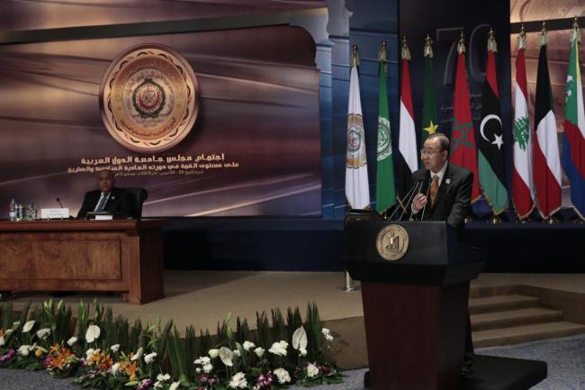 In Egypt, Ban calls on Arab leaders to strengthen bonds for region's people, global security