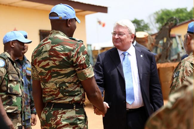 UN peacekeeping chief wraps up trip to Central African Republic