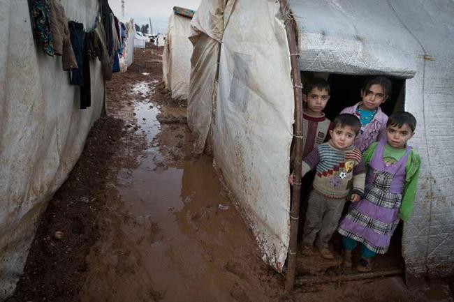 UN agency provides food to Syrians fleeing Aleppo fighting