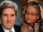 US Secretary of State John Kerry visits Bangladesh, meets Sheikh Hasina
