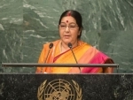 At UN, Indian Minister urges leaders to turn â€˜shadow of turmoilâ€™ into a golden age for civilization