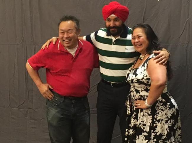 Canada Minister Navdeep Bains meets his voters