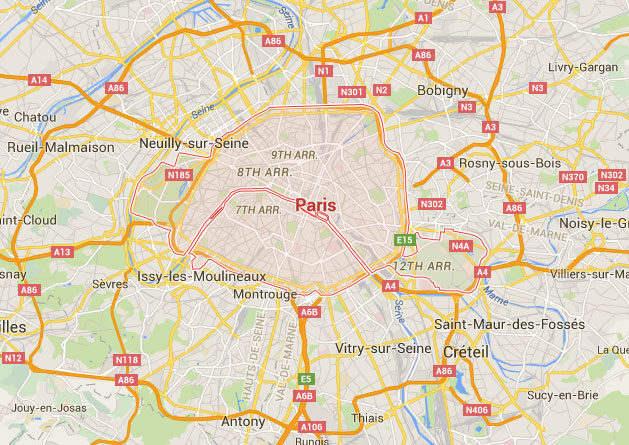 Explosion in central Paris