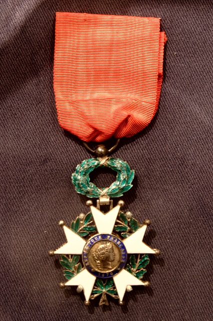 Kim Morgan, war veteran awarded the French Legion of Honour medal