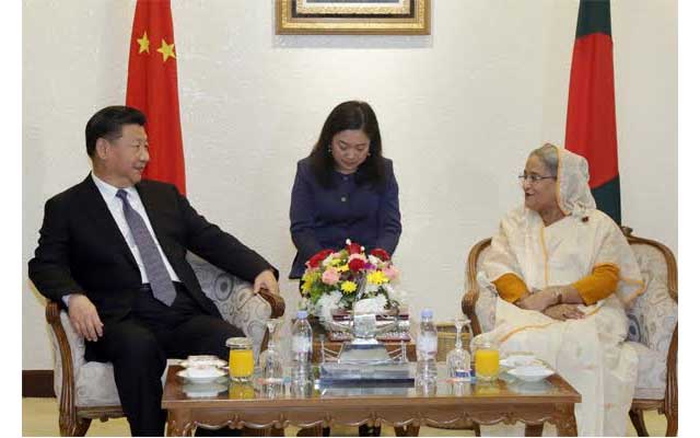 Bangladesh PM calls her meeting with Chinese President Xi Jinping 'fruitful'