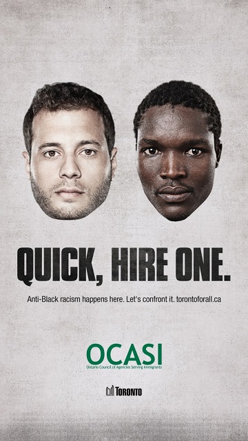 New ad campaign targets anti-racism in Toronto