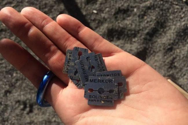 Police issues warning after razor blades found in Callwood Park