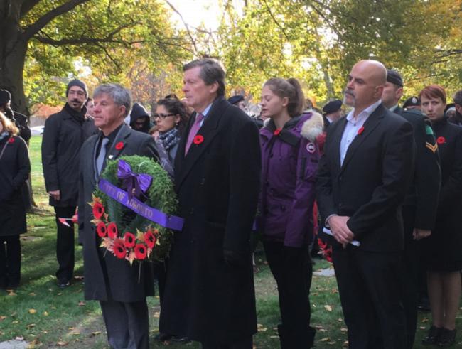 Canadians honour the fallen soldiers in services across the country