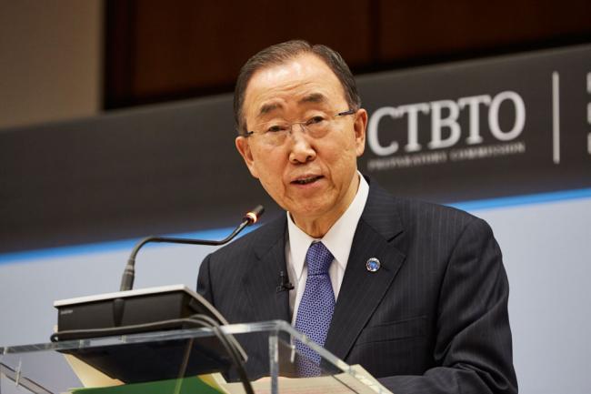 On anniversary of UN-backed treaty banning nuclear tests, Ban reiterates call to action