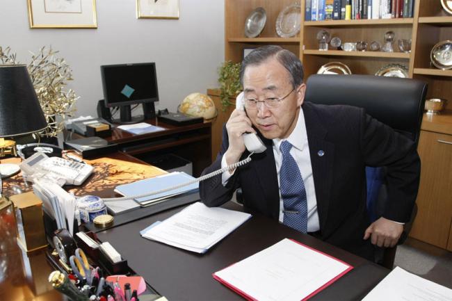 In phone call with South African President, UN chief expresses hope country will 'reconsider' decision to withdraw from International Criminal Court