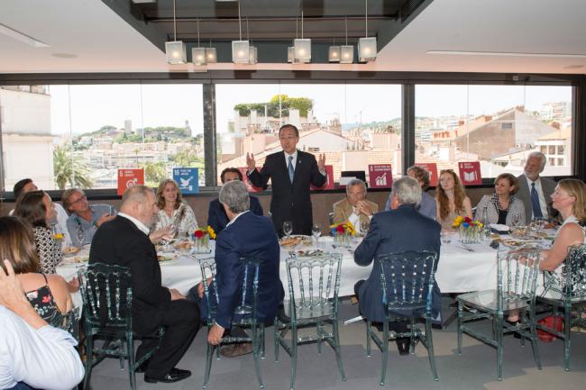 In Cannes, Ban pitches ad agencies on Global Goals, announces â€˜Common Groundâ€™ partnership