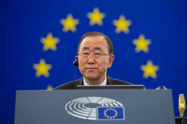 UN chief urges European Parliament to approve process on Paris Agreement ratification