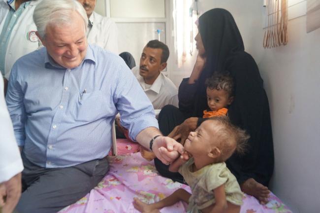 â€˜The best humanitarian relief is to end the conflict,â€™ UN aid chief says in war-torn Yemen
