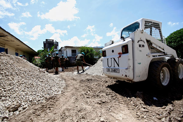 FEATURE: Political differences, a dozen peacekeepers and two new wells in northern Haiti