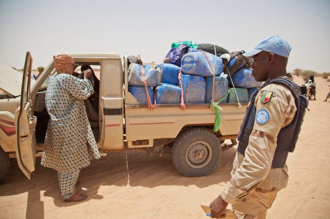  Ban strongly condemns violent demonstrations in northern Mali