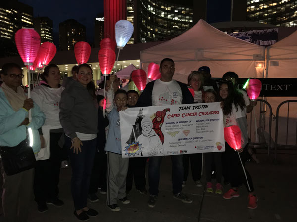 Walk to support Leukaemia patients held in Canada